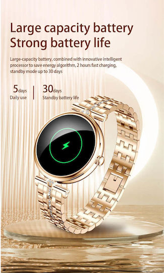 Microwear AK73 Smartwatch with Heart Rate Monitor Silver