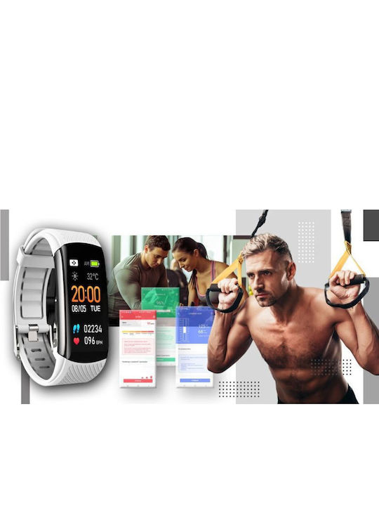 Giewont Gw200-2 Black White Smartwatch 2 Straps