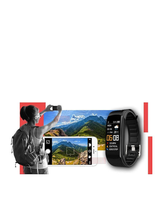 Giewont Gw200-1 Black-red Smartwatch 2 Straps