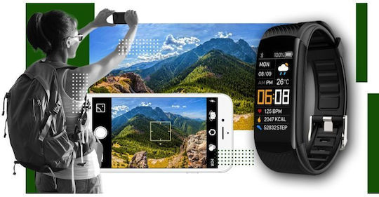 Giewont Gw200-5 Smartwatch Negru Verde 2 Curele