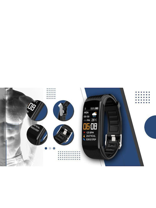 Giewont Gw200-6 Smartwatch Negru Bleumarin 2 Curele