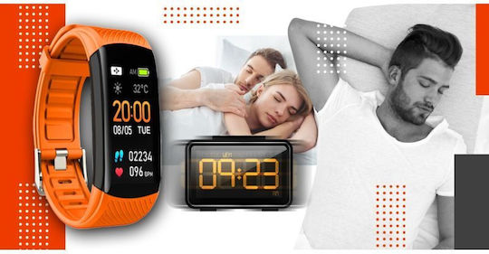Giewont Gw200-9 Black Orange Smartwatch 2 Straps
