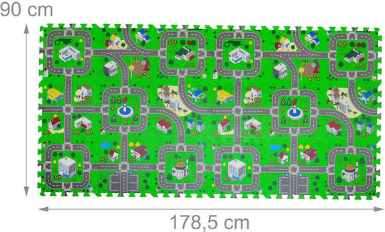 Relaxdays Puzzle De Podea Interactiv 18 Piese