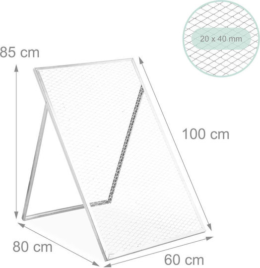 Relaxdays Sită De Grădină 100x60cm Din Oțel Galvanizat Utilizare Ergonomică