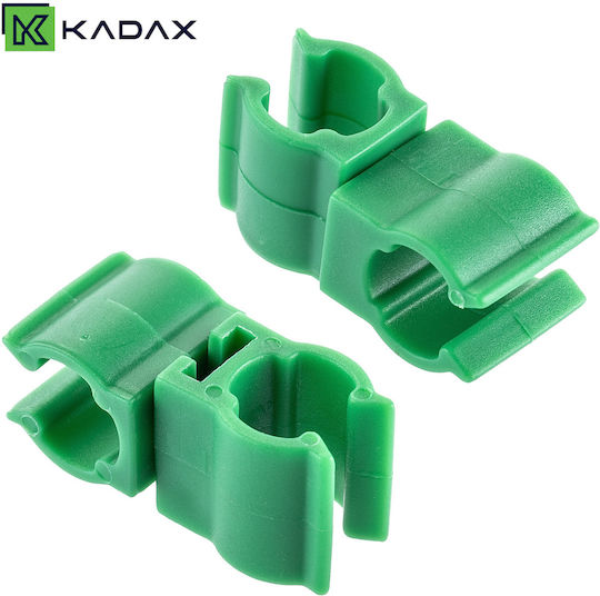 Kadax Swivel Connector Poles 11 Mm Green 10 Pcs