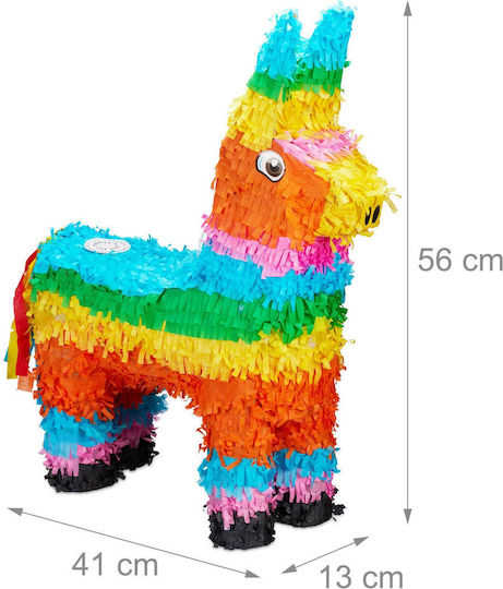 Pinata Multicolor Llama Relaxdays 56x41x13cm 0.2kg