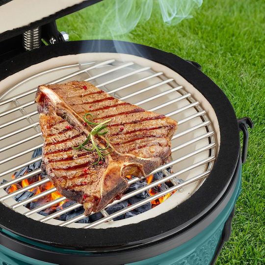Relaxdays Grătar cu Cărbune Kamado cu Capac