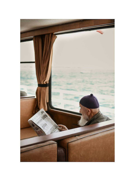 Panou Reading By Sea Citind Lângă Marea 80x120