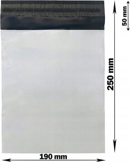 Weißer Kurierbeutel B5 190x250mm 1000 Stück