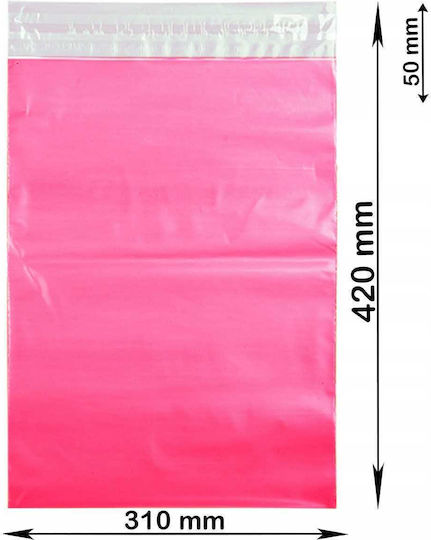 Pink Courier Bags A3 310x420mm 50 Pcs
