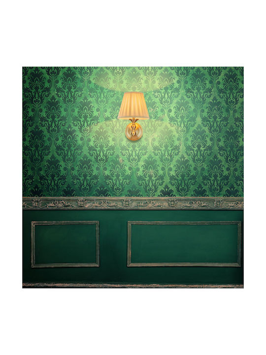 Relaxdays Vintage Lampă de Perete cu Soclu E14 Albă 30cm