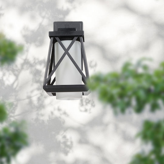 Relaxdays Wall Lamp Black 32cm