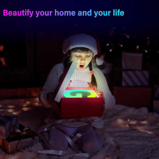 Dekoratives Tischlicht LED RGB Brief