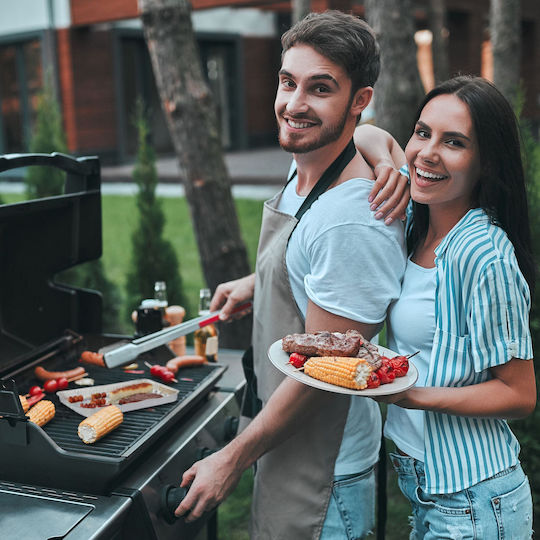 Set Tăvi de Grătar din Aluminiu Relaxdays 25