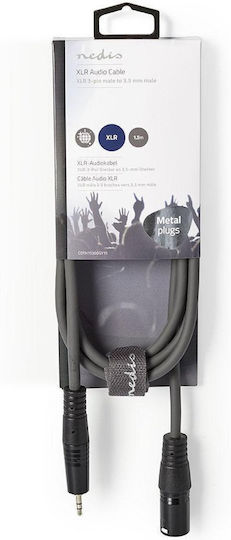Nedis Cable XLR Male - 3.5mm Male Gray 1.5m COTH15300GY15