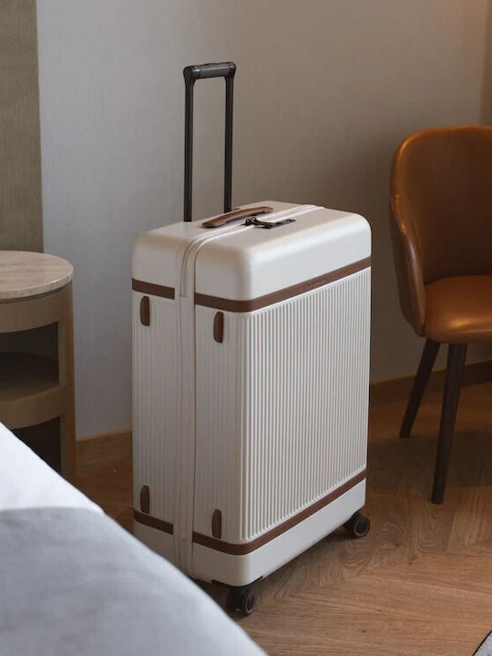 The Chesterfield Brand Medium Hard Suitcase Sandy Beach with 4 Wheels Height 65cm