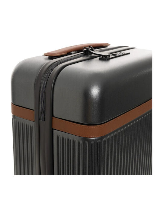The Chesterfield Brand Cabin Hard Gray Suitcase with 4 Wheels Height 55cm