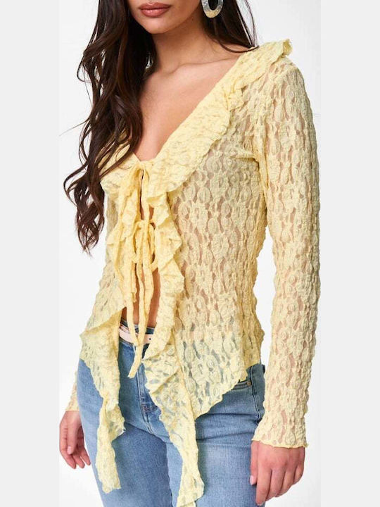 Women's Blouse Yellow