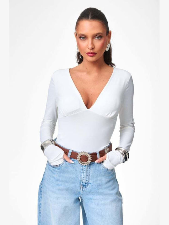 Damen Bluse Weiß