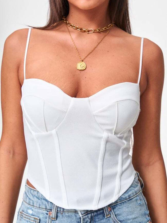 Women's Crop Top White