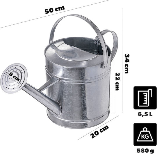 Kadax Stropitoare De Grădină Din Oțel Galvanizat 6.5l