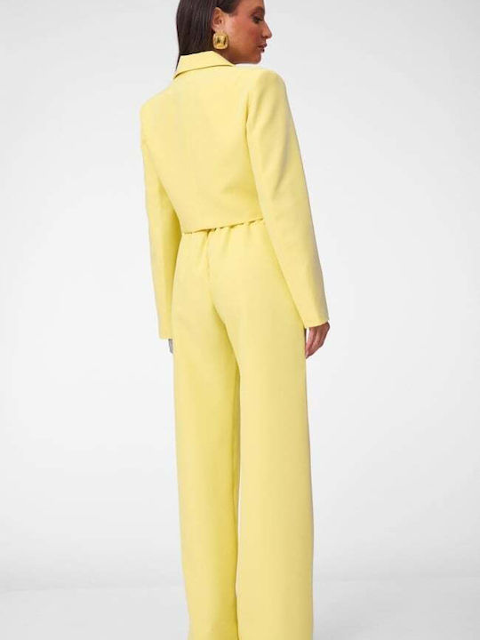 Women's Yellow Set with Trousers
