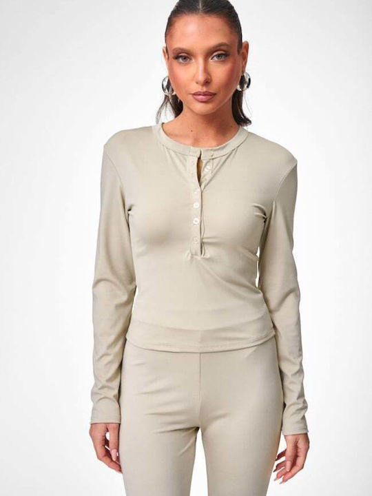 Women's Beige Set with Trousers