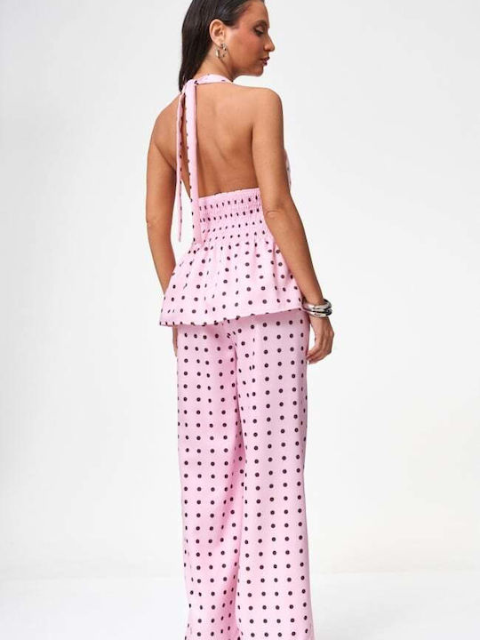 Women's Pink Set with Trousers
