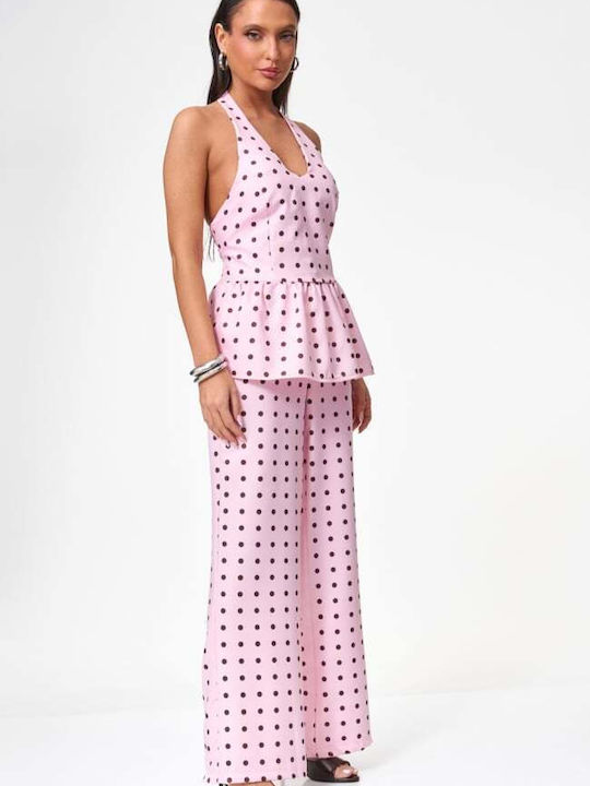 Women's Pink Set with Trousers