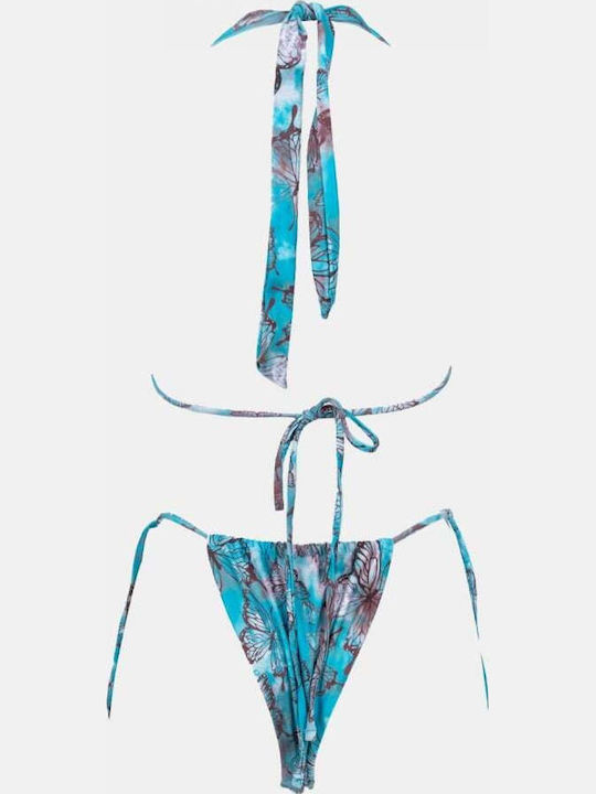 Set Bikini 3 Τεμαχίων Πετρολ