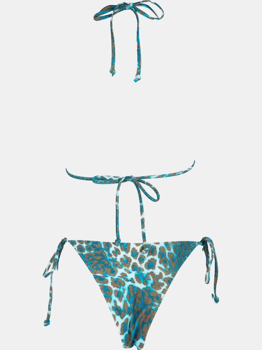 Set Bikini 3 Τεμαχίων Τριγωνάκι Πετρολ