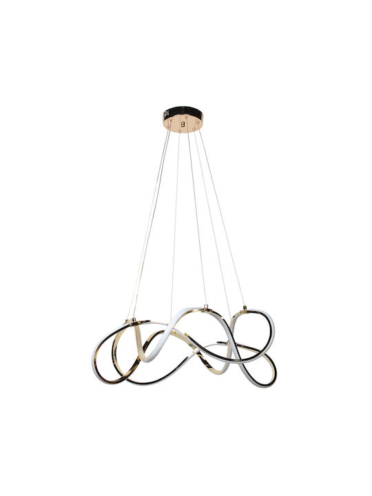 Keskor Ceiling Light Gold LED 60x60x18cm