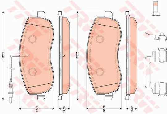 Trw Gdb1820 Disc Brake Pad Set
