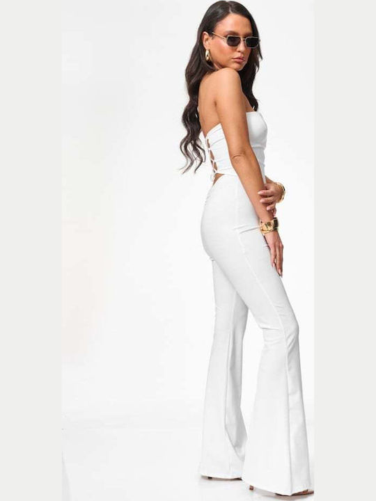 Damen Jumpsuit Weiß