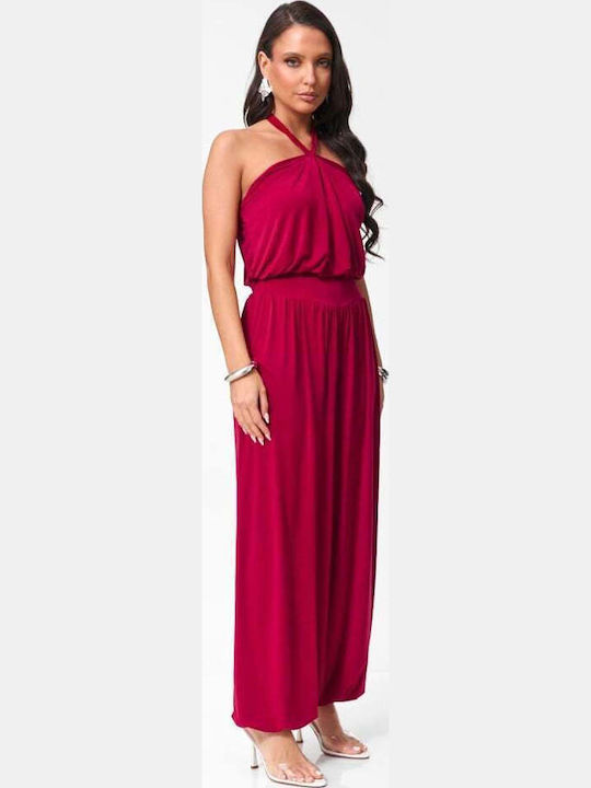 Women's Red One-piece Jumpsuit