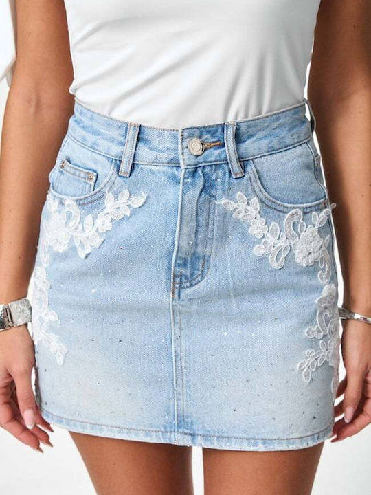 Fustă-Skorts Albastră Pentru Femei