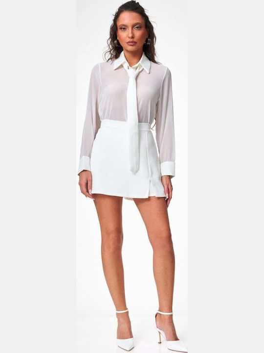 Σετ με Φούστα Ασπρο