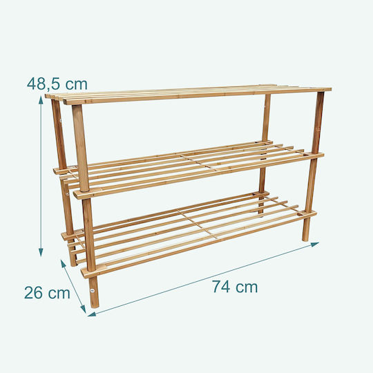 Pantofar din Bambus 74x26x30cm