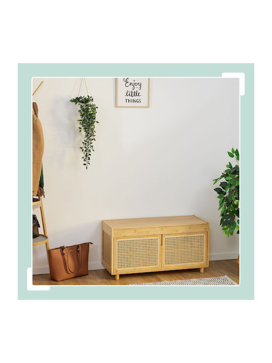 Pantofar din Bambus 90x37x45cm