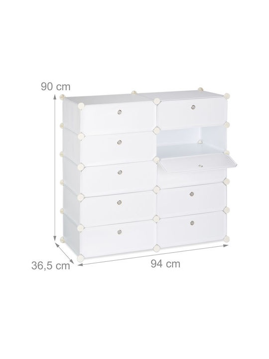 Plastic Shoe Organizer 90x36.5x94cm