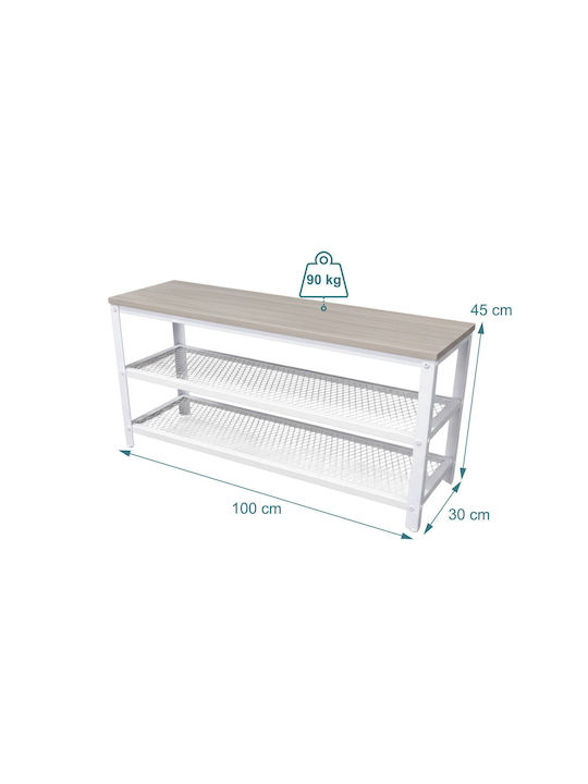 Metall Schuhorganisator 100x30x45cm