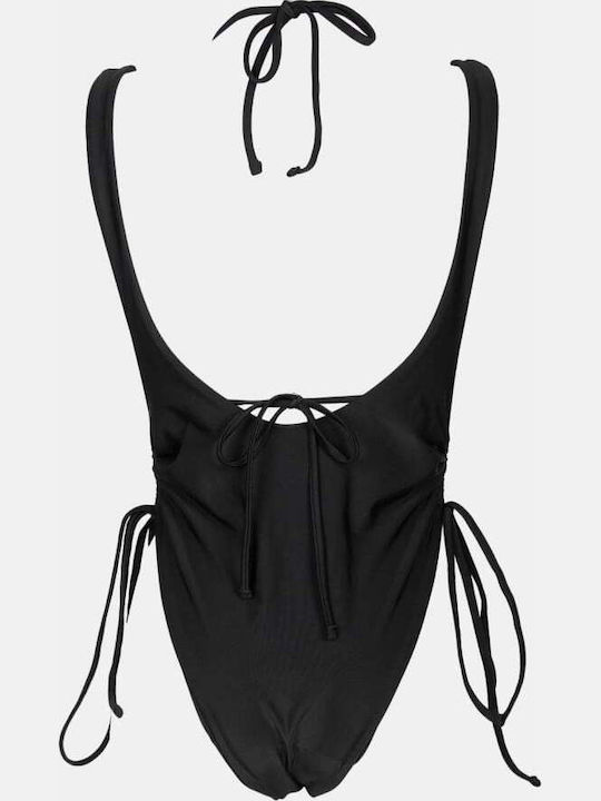 Swimsuit with Openings Black