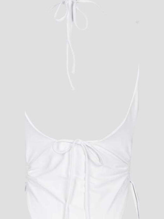 Swimsuit with Openings White