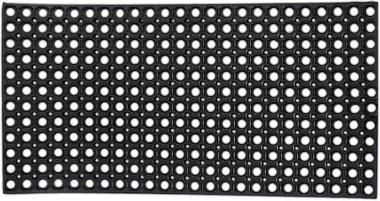 Relaxdays Rubber Doormat Black 100x50cm 10051275 Black Relaxdays Rubber Doormat Black 100x50cm 10051275 Black