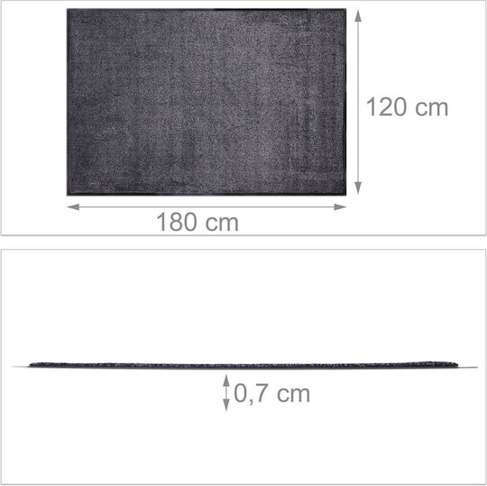 Relaxdays Covoare De Intrare Gri X120Cm