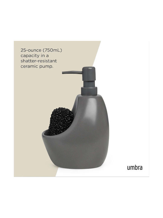 Umbra Joey Built-in Kitchen Dispenser Ceramic Gray 750ml