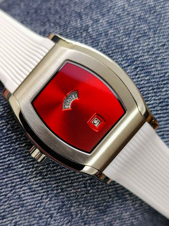 Specht & Sohne Ceas Barbatesc 34.5mm Automat cu Brățară din Metal Argintie