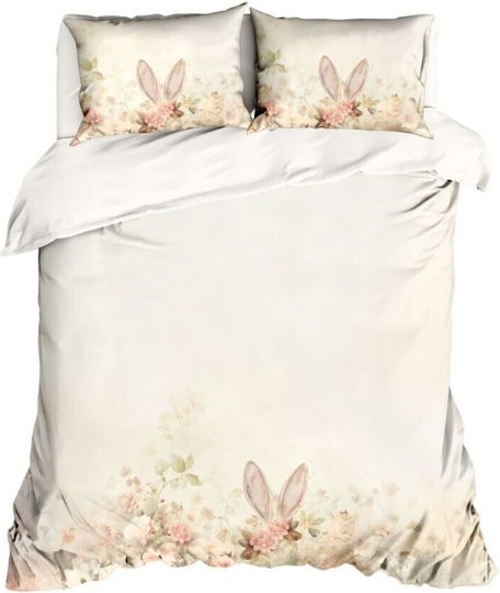 Lenjerii Deosebite Set Huse Pentru Pilote Duble 200x220cm Ecru