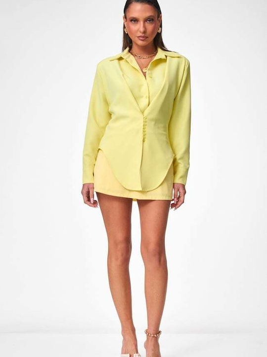 Long Sleeve Women's Shirt Yellow