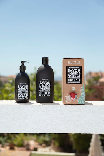 Compagnie De Provence Black Tea Ανταλλακτικό Αφρόλουτρο με Βούτυρο Καριτέ & Άρωμα Καρύδα 3000ml